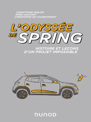 cover image of L'odyssée de Spring